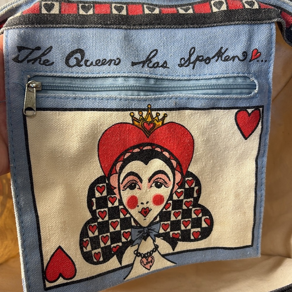 Brighton "In Love We Trust" Canvas Tote Bag - Picture 12 of 12